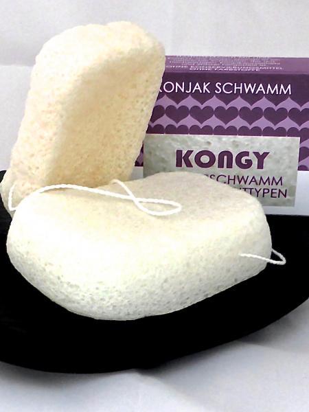 Konjac Sponge Körperschwamm weiß